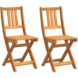 vidaXL Zložljivi vrtni stoli 2 kosa 36x46x85 cm Trden les akacija | Shoptok.si
