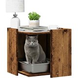  Kutija za mačji pijesak boja drva 53x53x51 cm konstruirano drvo | shoptok.hr