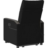 vidaXL Električni masažni naslonjač na podizanje od tkanine crni | shoptok.hr