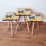 Hanah home Set 3 stočića 3Shp58 Multicolor | Eponuda.com