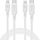 Spigen DURASYNC MFI LIGHTING CABLE 2-PACK 100CM BEL ZA IPHONE, (21980608) Cene