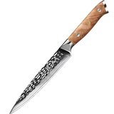  Damaskasti kuhinjski nož ZA-37477 - Utility / Smeđa KP37477 | shoptok.hr