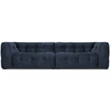 Windsor & Co Sofas Modra žametna zofa Vesta, 280 cm