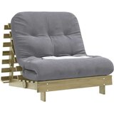 vidaXL futon na razvlačenje s madracem 80 x 206 x 11 cm od borovine | shoptok.hr
