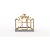  Drveni plastenik CASA M 2.6m x 3m, polykarbonat 4mm | shoptok.hr