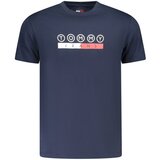 Tommy Hilfiger muška majica kratkih rukava s tiskanom zastavom tamnoplava Cijene