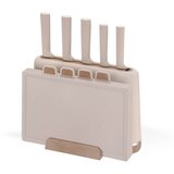Maestro MR-1412-BEIGE Knife set with block + Cutting board set Beige | shoptok.hr