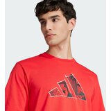 Adidas Funkcionalna majica marine / rdeča / bela | Shoptok.si