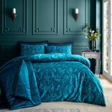 Catherine Lansfield Modra enojna žametna posteljnina 135x200 cm Regal Birds – | Shoptok.si