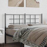 vidaXL Metalno uzglavlje crno 135 cm | shoptok.hr