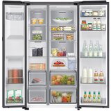 Samsung RS80F65KDFEF Stran ob strani z vodo, No Frost+, Premium crna jeklo. | Shoptok.si