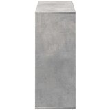 vidaXL Sobna pregrada / regal za knjige sivi 69,5x29x69,5 cm drveni | shoptok.hr