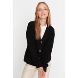 Trendyol Black Knitted Detailed Knitwear Cardigan | shoptok.hr