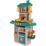  Otroška kuhinja za igro Kitchenette z zvočnimi, svetlobnimi in vodnimi učinki - 50 elementov - modra | Shoptok.si