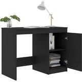  Pisalna miza siva 100x50x76 cm iverna plošča, (20608914) | Shoptok.si