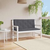  Jastuk za vrtnu klupu antracit 120x(50+50)x7 cm tkanina Oxford | Eponuda.com