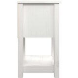  Nočna omarica bela 40x35x61,5 cm trdna borovina, (20600737) | Shoptok.si