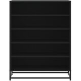 Ormarić za cipele crni 75x38x97,5 cm Konstruirano drvo i metal | shoptok.hr