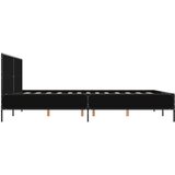  Okvir za krevet crni 150x200 cm konstruirano drvo i metal | Eponuda.ba