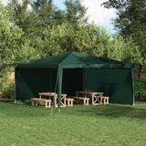  Zid šatora za zabavu 2 pcs Zelena 400 x 195 cm PE i čelik | shoptok.hr