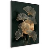 Styler Tiskana slika z okvirjem 60x80 cm Gold Ginkgo – Cene