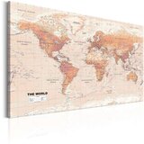  Slika - World Map: Orange World 90x60 Cijene