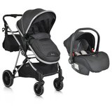Cangaroo kolica za bebe 3u1 Kali Black, 0m+