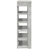  Stalak za cipele boja betona 60x30x98 cm konstruirano drvo | shoptok.hr