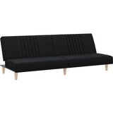 Maison Chic Raztegljiv kavč - Raztegljivi divan črno blago, (21728411) | Shoptok.si