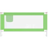 vidaXL sigurnosna ograda za dječji krevet zelena 180 x 25 cm tkanina | shoptok.hr