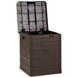 TOOMAX Tamno smeđa vrtna kutija za pohranu Woodys – | shoptok.hr