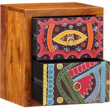  Noćni ormar 2 pcs Smeđa 35 x 30 x 40 cm Čvrsto drvo akacije | shoptok.hr