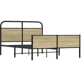 vidaXL Okvir kreveta bez madraca boja hrasta sonome 140x200 cm drveni | shoptok.hr