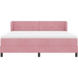 Box Spring Krevet s Madracem Ružičasta 180x200 cm Baršun | shoptok.hr