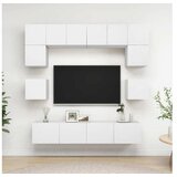  8-dijelni set TV ormarića bijeli od iverice | shoptok.hr
