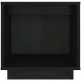  Nočna omarica 2 kosa črna 40x30x40 cm trdna borovina, (20732333) | Shoptok.si