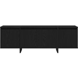 TV ormarić crni hrast 120x30x40 5 cm od materijala od konstruiranog drveta | shoptok.hr