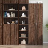 vidaXL Visoka omara rjavi hrast 45x41x185 cm inženirski les | Shoptok.si