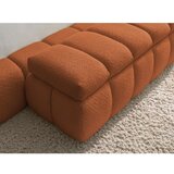 Bobochic Paris Oranžna klop iz tkanine bouclé – | Shoptok.si