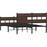  Okvir kreveta bez madraca s uzglavljem i podnožjem 140x200 cm | shoptok.hr