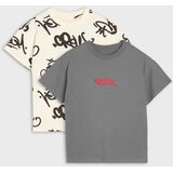 Sinsay Pamučne majice s graffiti printom 2 pack | shoptok.hr