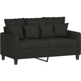  2-dijelni set sofa s jastucima crni od tkanine | shoptok.hr