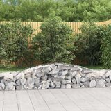  Lučne gabionske košare 4 kom 400x50x40/60 cm pocinčano željezo Cijene