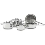 Home – Stainless Steel Cookware Set ECCS200409A, 9 Pieces