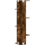  Kutna zidna polica boja dimljenog hrasta 36,5x36,5x140cm drvena | Eponuda.com