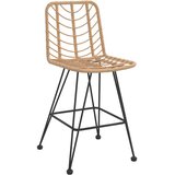  Barski stolci 2 kom 45 x 56 x 103,5 cm od PE ratana i čelika | shoptok.hr