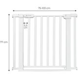 Kinderkraft ZAŠTITNA OGRADICA LOCK&GO WHITE | ePonuda.com