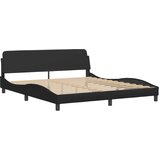  Okvir za krevet s uzglavljem crni 180x200 cm od umjetne kože | shoptok.hr