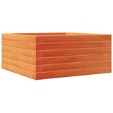 Maison Chic Vrtno cvetlično korito - Cvetlični Lonec voščeno rjavo 50x50x23 cm trdna borovina, (21789570) Cene