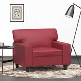  Fotelja crvena boja vina 60 cm od umjetne kože | shoptok.hr